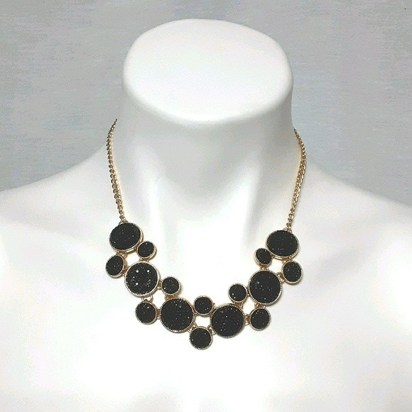 Gold Plated Choker Necklace Fashion Jewelry Accessory - Picture 2 of 8